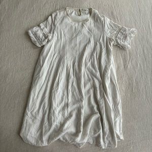 Wilfred White Pleated Dress